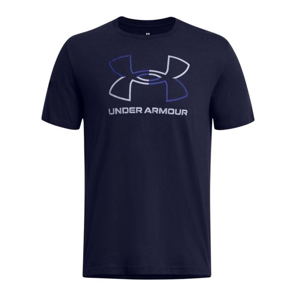 Koszulka Under Armour GL Foundation Update. Niebieskie koszulki sportowe męskie Under Armour, xs, bez wzorów, z bawełny, bez kołnierzyka, bez ramiączek, na fitness i siłownię. Za 166.24 zł.
