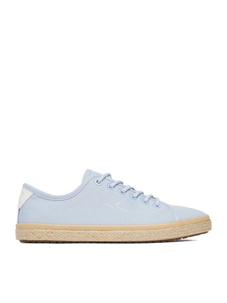 Nautica Espadryle CEO-85659 Niebieski jasny. Niebieskie espadryle damskie Nautica, bez wzorów, z materiału, bez obcasa, bez zapięcia. Za 149.99 zł.