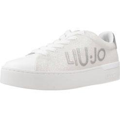 Buty LIU-JO SILVIA 99 Biały. Białe obuwie sportowe damskie Liu Jo, bez wzorów, ze skóry, trekkingowe. Za 428.99 zł.