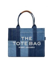 Marc Jacobs Torebka The Denim Large Tote Bag H018M06FA21 Niebieski. Niebieskie torebki do ręki damskie Marc Jacobs, bez wzorów, z denimu, bez dodatków. Za 1,399.00 zł.