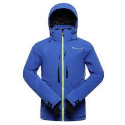 Kurtka męska narciarska 20.000 Alpine Pro Reas 2. Niebieskie kurtki snowboardowe męskie Alpine Pro, m, bez wzorów, bez kaptura, narciarskie. W wyprzedaży za 1,499.00 zł.