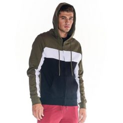 Męska bluza z kapturem i zamkiem błyskawicznym na całej długości Earth Tones. Zielone buty sportowe męskie LEONE 1947 APPAREL, z tkaniny, bez zapięcia, na fitness i siłownię. W wyprzedaży za 210.70 zł.