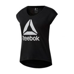Koszulka treningowa damska Reebok Workout Ready Supremium 20. Czarne obuwie sportowe damskie Reebok, bez wzorów, na fitness i siłownię, Reebok Workout. Za 156.00 zł.