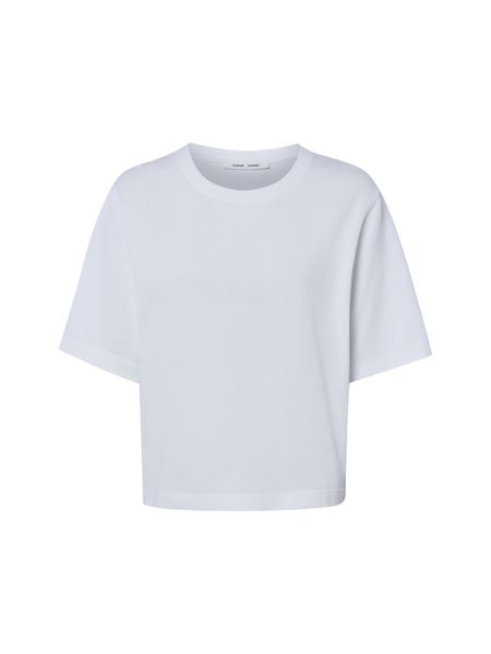 Samsøe Samsøe Koszulka Kobiety Bawełna (100%) biały, XS. Białe t-shirty damskie Samsøe & Samsøe, xs, bez wzorów, z bawełny, bez kołnierzyka. Za 299.95 zł.