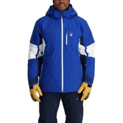 Kurtka narciarska męska Spyder Epiphany. Niebieskie kurtki sportowe męskie Spyder, na zimę, l, bez wzorów, narciarskie. Za 2,799.00 zł.