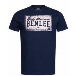 Koszulka Benlee Boxlabel. Niebieskie koszulki sportowe męskie BENLEE, m, bez wzorów, z bawełny, bez kołnierzyka, bez ramiączek, na fitness i siłownię. Za 137.50 zł.