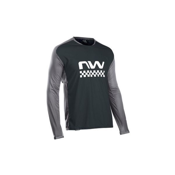 Koszulka rowerowa mtb NORTHWAVE EDGE Jersey LS czarna. Czarne bluzy męskie Northwave, m, bez wzorów, z jersey, bez kołnierzyka, bez ramiączek, rowerowe. W wyprzedaży za 226.50 zł.