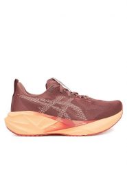 Asics Buty do biegania Novablast 5 1012B765 Brązowy. Brązowe obuwie sportowe damskie Asics, bez wzorów, z materiału, do biegania. Za 679.99 zł.