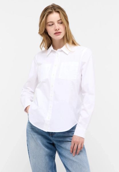 Damska Koszula Mustang Style Killeen General White 1015963 2045. Białe bluzki damskie Mustang, xl, bez wzorów, bez kołnierzyka, bez ramiączek. Za 149.99 zł.