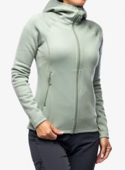 Bluza z kapturem damska Montane Fury Hoodie. Zielone bluzy damskie Montane, l, bez wzorów, z materiału, z kapturem. Za 433.39 zł.