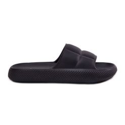 Piankowe Klapki Damskie LEE Maya Slider Women Low 50251016 Czarne. Czarne klapki damskie bez wzorów, sportowe, bez obcasa. Za 163.66 zł.
