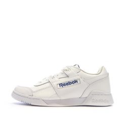 Buty treningowe męskie Reebok Workout Plus. Białe buty sportowe męskie Reebok, bez zapięcia, Reebok Workout. Za 388.70 zł.