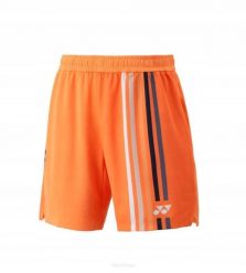 Spodenki tenisowe Yonex Knit Shorts. Brązowe krótkie spodenki sportowe męskie YONEX, s, bez wzorów, z materiału, tenisowe. Za 367.99 zł.