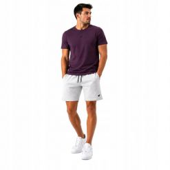 4F T-SHIRT MĘSKI + SPODENKI KOMLET ZESTAW SPORTOWY NA CO DZIEŃ XL SS26. Krótkie spodenki sportowe męskie 4f, m, bez wzorów, z bawełny, na fitness i siłownię. Za 144.98 zł.