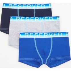 Bokserki 3 pack - Granatowy. Niebieskie bielizna dla chłopców Reserved. Za 59.99 zł.