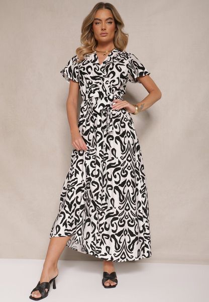 Czarna Kopertowa Sukienka z Wiskozy z Wiązanym Paskiem Norzia. Czarne sukienki damskie Renee, na co dzień, l, bez wzorów, z wiskozy, eleganckie, bez kołnierzyka, bez ramiączek, maxi, kopertowe. Za 89.99 zł.