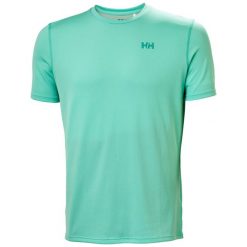 Koszulka Helly Hansen Lifa Active Solen. Niebieskie koszulki sportowe męskie Helly Hansen, bez wzorów, bez kołnierzyka, bez ramiączek, trekkingowe. Za 248.00 zł.
