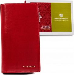 Peterson Duży, skórzany portfel damski na magnes — Peterson. Portfele damskie Peterson, bez wzorów. Za 349.92 zł.