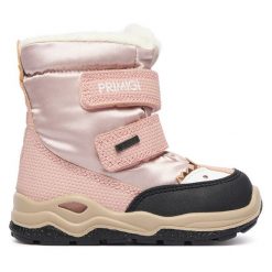 Śniegowce Primigi. Czerwone śniegowce dziewczęce Primigi, z gore-texu, bez zapięcia. Za 289.99 zł.