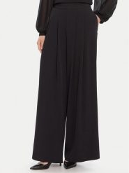 Rinascimento Spodnie palazzo CFC0125495003 Czarny Wide Leg. Czarne spodnie materiałowe damskie Rinascimento, l, bez wzorów, z materiału. Za 429.99 zł.