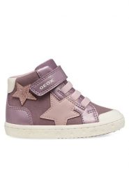 Geox Sneakersy B Gisli Girl B561MG 0AU54 C8006 S Różowy. Czerwone buty sportowe dziewczęce Geox, bez wzorów, ze skóry, bez zapięcia. Za 229.99 zł.