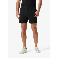 Spodenki turystyczne męskie Helly Hansen Move QD 6" Shorts. Czarne krótkie spodenki sportowe męskie Helly Hansen, m, bez wzorów, trekkingowe. Za 240.99 zł.