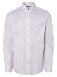 JOOP! Koszula Mężczyźni Slim Fit Bawełna biały kołnierzyk włoski, 42. Białe koszule męskie JOOP!, m, bez wzorów, z bawełny, biznesowe, bez kołnierzyka, bez ramiączek. Za 379.95 zł.