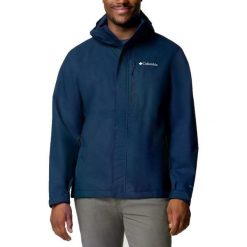 Kurtka COLUMBIA HIKEBOUND II JACKET Niebieski. Niebieskie kurtki męskie Columbia, m, bez wzorów, z tkaniny, casualowe, bez kaptura. Za 532.44 zł.