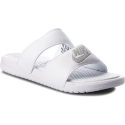 Klapki NIKE - Benassi Duo Ultra Slide 819717 100 White/Metallic Silver. Klapki damskie marki Nike. W wyprzedaży za 159.00 zł.