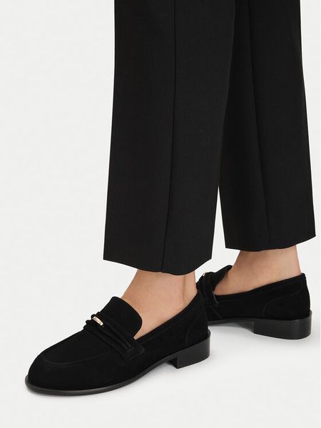 MEXX Loafersy EO-WS1164-04 Czarny. Czarne mokasyny damskie Mexx, ze skóry. Za 369.99 zł.