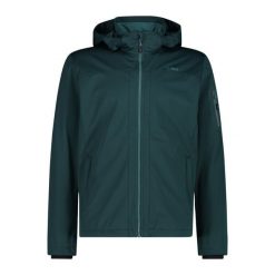 Kurtka męska turystyczna CMP 39A5027. Zielone kurtki sportowe męskie CMP, l, bez wzorów, z softshellu, trekkingowe. Za 383.60 zł.