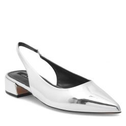 Baleriny Nine West. Szare baleriny damskie Nine West, bez wzorów, bez obcasa. Za 199.99 zł.