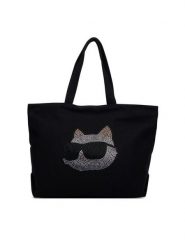 KARL LAGERFELD Torebka B4W50028 Czarny. Czarne torebki do ręki damskie KARL LAGERFELD, bez wzorów, z materiału, bez dodatków. Za 389.99 zł.