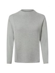 Marie Lund bluzka z dzianiny Kobiety Bawełna (100%) szary, XXL. Szare bluzki damskie Marie Lund, xxl, bez wzorów, z bawełny, eleganckie, bez kołnierzyka, bez ramiączek. Za 299.95 zł.