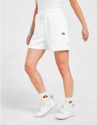 SPODENKI DAMSKIE SZORTY ELLESSE KRÓTKIE KOLOR BIAŁY. Białe szorty sportowe damskie Ellesse, na lato, l, bez wzorów, z materiału, eleganckie, do biegania. Za 142.80 zł.