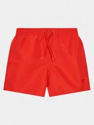 Guess Szorty sportowe L4GZ06 WG282 Czerwony Regular Fit. Czerwone szorty dla chłopców Guess, z aplikacjami, z syntetyku, sportowe. Za 219.99 zł.