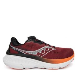Buty do biegania Saucony. Czerwone buty sportowe męskie Saucony, bez zapięcia, do biegania. Za 699.99 zł.