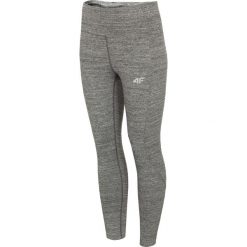 Legginsy treningowe damskie SPDF304 - chłodny jasny szary melanż. Legginsy damskie marki 4f. Za 119.99 zł.