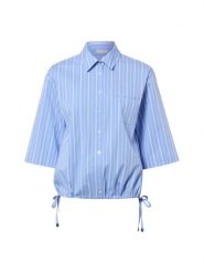 Liu Jo Collection Bluzka z krótkim rękawem Kobiety Bawełna niebieski, 38. Niebieskie bluzki damskie Liu Jo Collection, bez wzorów, z bawełny, bez kołnierzyka, bez ramiączek. Za 379.95 zł.