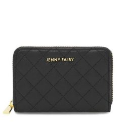 Portfel Jenny Fairy. Czarne portfele damskie Jenny Fairy, bez wzorów. Za 49.99 zł.