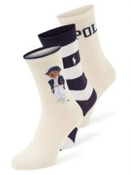 Polo Ralph Lauren Skarpety w zestawie po 3 sztuki Kobiety biały|niebieski, ONE SIZE. Białe skarpety damskie Polo Ralph Lauren, bez wzorów. Za 219.95 zł.