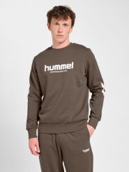 Bluza Hummel Legacy 2.0. Niebieskie bluzy męskie Hummel, m, bez wzorów, z bawełny, bez kaptura. Za 269.50 zł.
