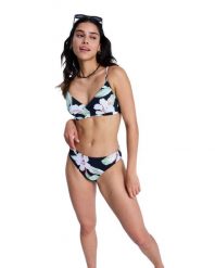 Majtki bikini hipster dla Kobiety PRINTED ESSENTIALS Czarny. Czarne bikini damskie Roxy, m, bez wzorów. Za 149.99 zł.