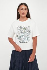 T-shirt damski Sala WEEKEND MAX MARA. T-shirty damskie Weekend Max Mara, m, bez wzorów, bez kołnierzyka. Za 639.00 zł.