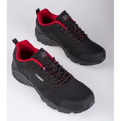 Buty trekkingowe męskie DK czarno czerwone czarne. Czarne trekkingi męskie . Za 197.04 zł.