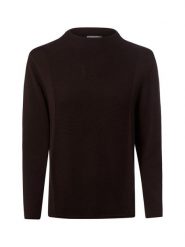 Marie Lund bluzka z dzianiny Kobiety Bawełna (100%) brązowy, XL. Brązowe bluzki damskie Marie Lund, xl, bez wzorów, z bawełny, eleganckie, bez kołnierzyka, bez ramiączek. Za 299.95 zł.