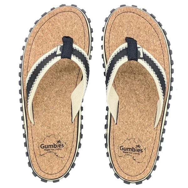 Japonki GUMBIES CORKER FLIP-FLOPS UNISEX. Brązowe klapki damskie Gumbies, bez wzorów, sportowe, bez obcasa. Za 99.99 zł.