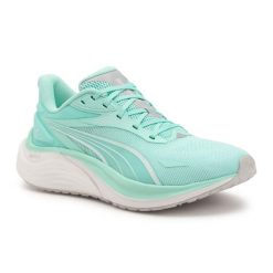Buty do biegania damskie PUMA Electrify Nitro 4. Niebieskie obuwie sportowe damskie Puma, bez wzorów, do biegania. Za 369.99 zł.