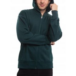 Bluza Męska z Kapturem adidas Sportowa Hoodie Rozsuwana Bawełniana roz. XXL. Zielone bluzy męskie Adidas, l, bez wzorów, z bawełny, z kapturem. Za 223.00 zł.