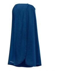 Tunika - pareo do sauny AQUA SPEED kol. 10. Niebieskie tuniki damskie Aqua-Speed, uniwersalny, bez wzorów, z bawełny, eleganckie, bez kołnierzyka, bez ramiączek. Za 68.90 zł.